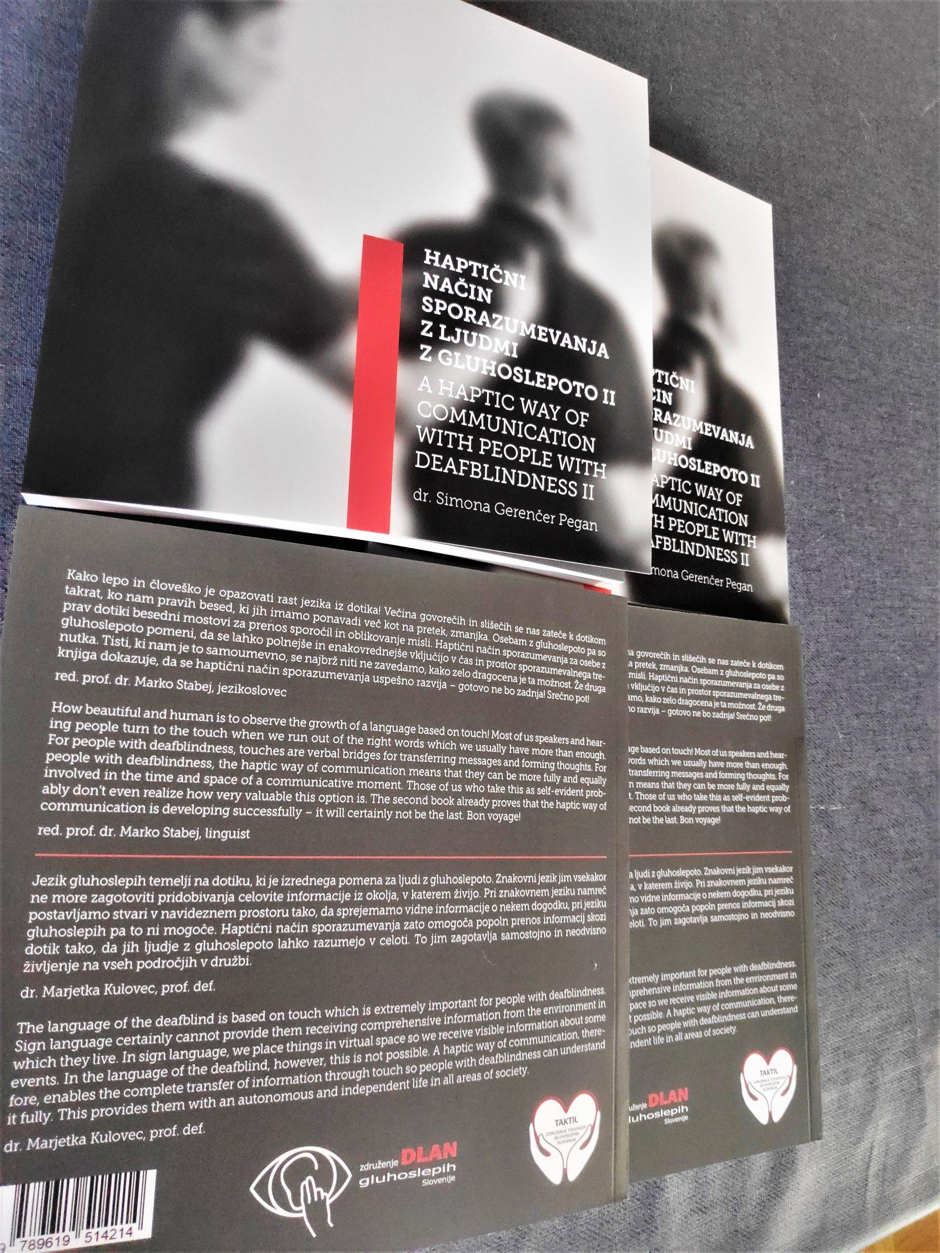 Druga knjiga o haptičnem načinu sporazumevanja