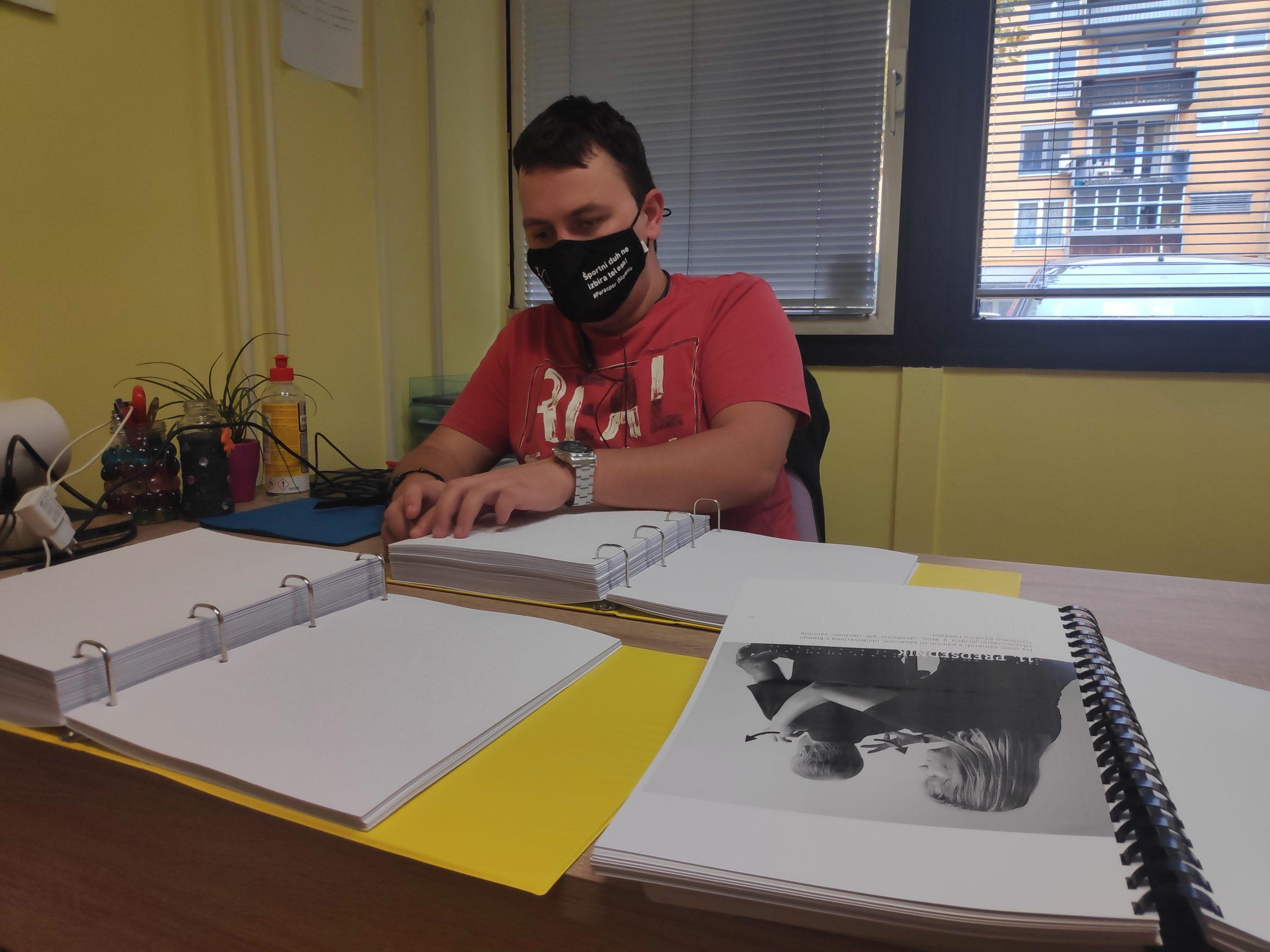 Izid dveh knjig v brajici