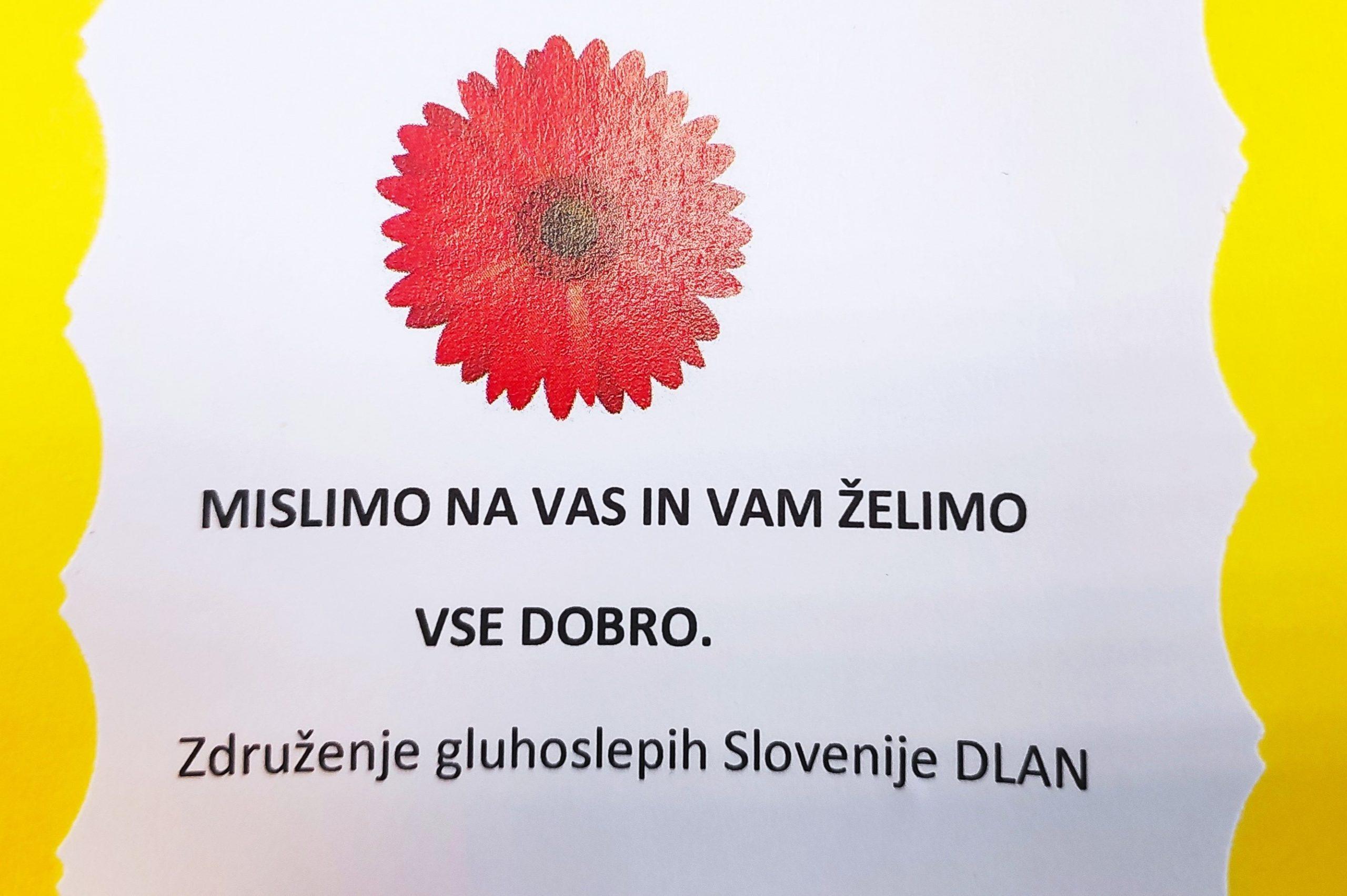 MISLIMO NA VAS IN VAM ŽELIMO VSE DOBRO