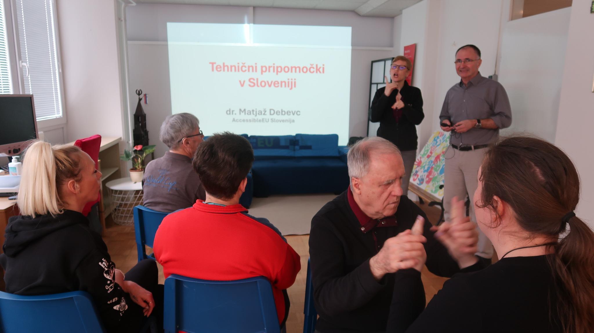 PRESENTATION OF TECHNICAL AIDS WITH DR. MATJAŽ DEBEVC