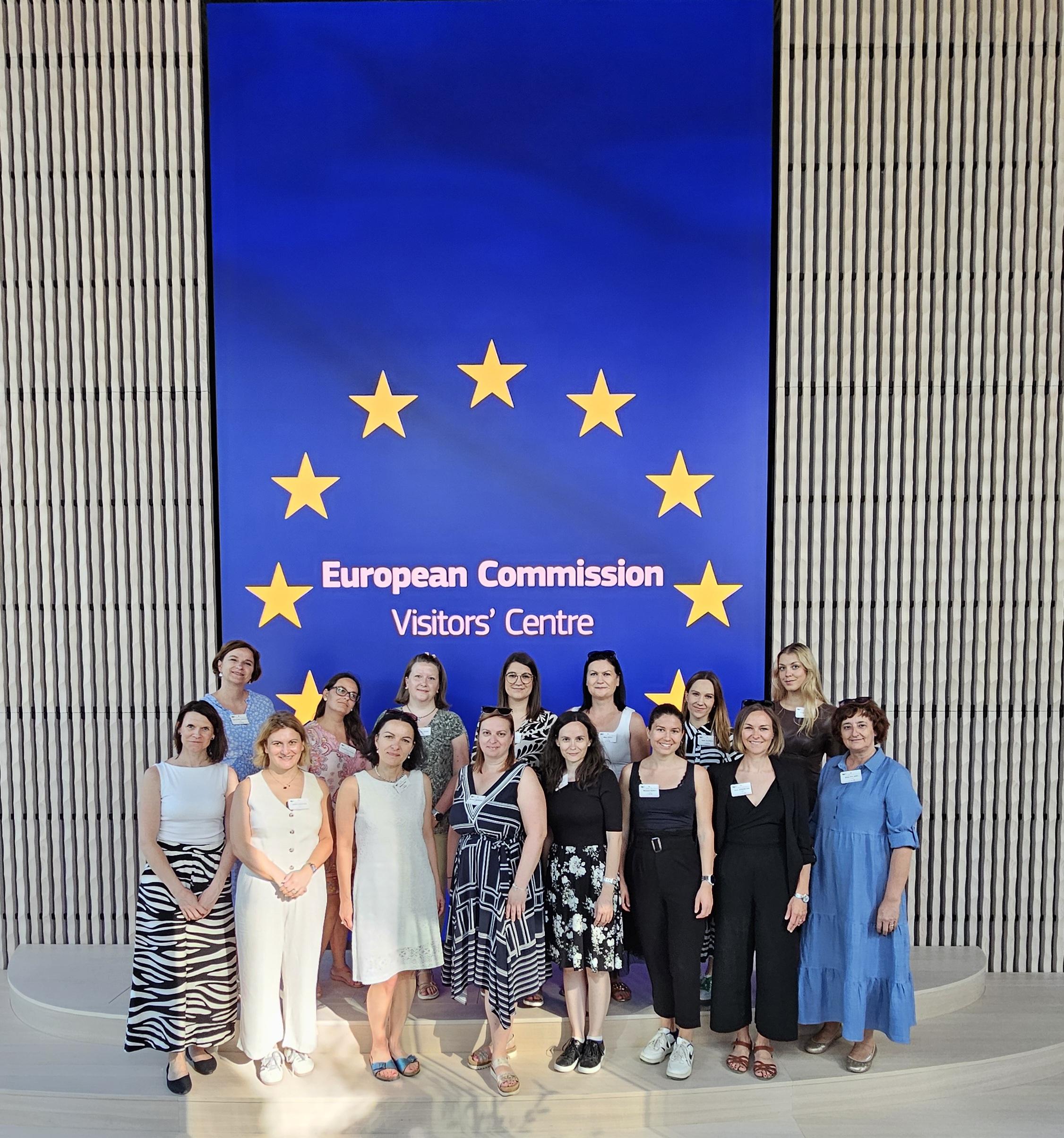 STUDY VISIT TO BRUSSELS FOR THE WINNERS OF THE BEST ERASMUS+ PROJECTS IN 2024
