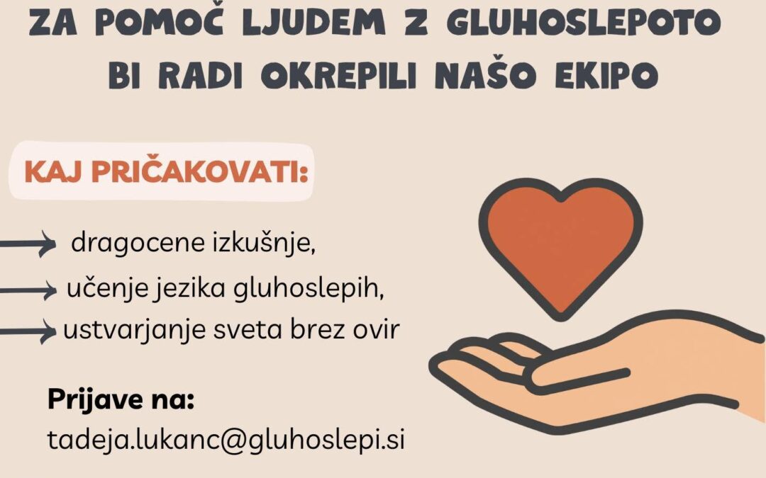 Iščemo prostovoljce