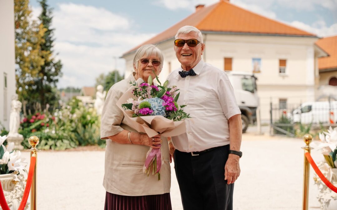 Petdeset let ljubezni. Petdeset let skupne poti. Zlata poroka Olge in Franca Leskovca